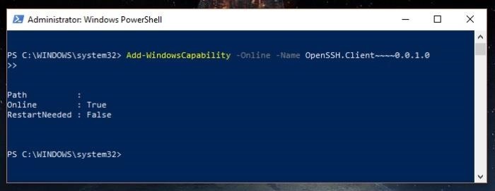 How to Enable the New Native SSH Client on Windows 10