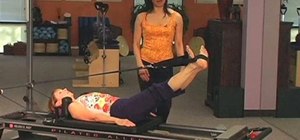 Work your inner & outer thighs with a Pilates machine