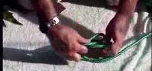 Tie the palomar fishing knot for snaps and hooks