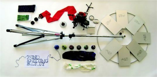 Hands-Off Knitting Machine Powered by Wind