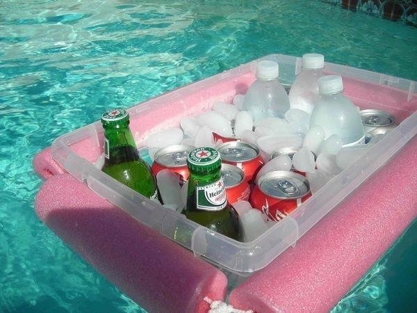 How to Make a Super Cheap Floating Beer & Soda Pool Cooler