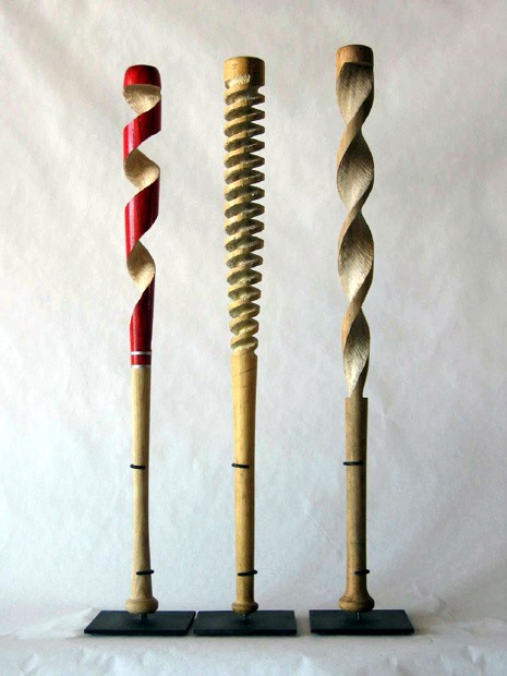 Beautifully Carved Pencils and Baseball Bats