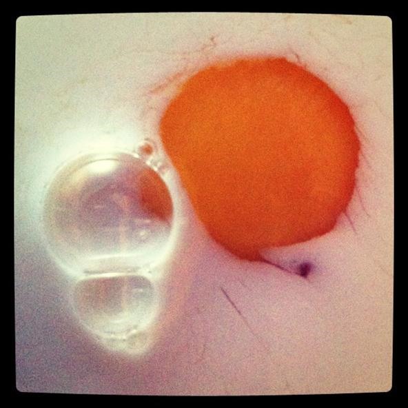 Instagram Challenge: Egg Yolk with Bubbles