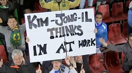 Are North Korean World Cup Fans Really Chinese Actors?