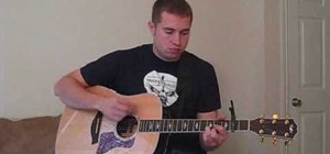 Play "Wagon Wheel" by Old Crow Medicine Show on guitar
