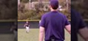 Practice the outfielder's shoestring drill in baseball