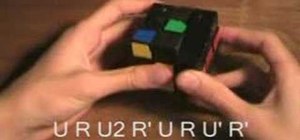 Solve the first two layers of the Rubik's Cube