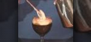 Make a traditional Irish Coffee cocktail