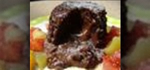 Make chocolate lava cake