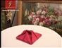 Fold a traditional napkin (Pliage classique)