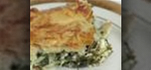 Make Spanakopita or a Greek spinach pie