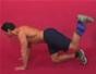 Exercise with the glute kickback on all 4s w/ weight