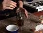 Make homemade vanilla extract with rum