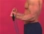 Exercise with the wrist curl with tubing
