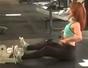 Exercise with the seated cable row wide overhand grip