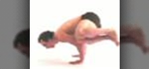 Practice the side crane yoga pose properly