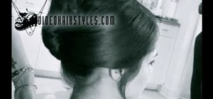 Do a classic bridal updo hairstyle