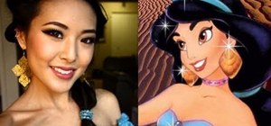 Create a Princess Jasmine makeup look for Halloween