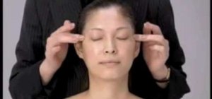 Give a Tanaka face massage