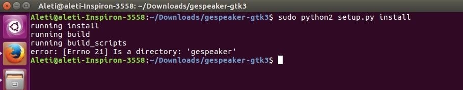 How Could I Install Gespeaker ?