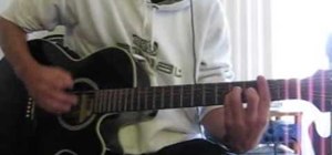 Play "Dead Man" by Neil Young on acoustic guitar