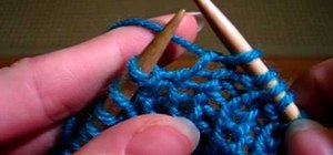 Knit the rib stitch in Eastern European fashion