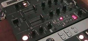 Use a basic fx on a DJ mixer
