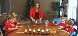 Make spicy applesauce Christmas tree ornaments