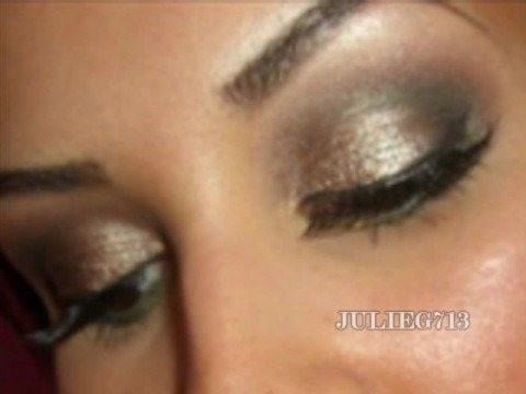 Create a mocha pearl eyes makeup look