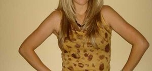 Create your own leopard print dyed shirt
