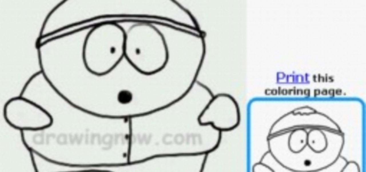 How to Draw the cartoon character Cartman from South Park « Drawing &  Illustration :: WonderHowTo
