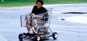 Turbo Jet Engine + Shopping Cart = Insane LOLrioKart