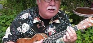 Play "Margaritaville" by Jimmy Buffet on the ukulele