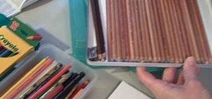 Use colored pencils in a nature journal