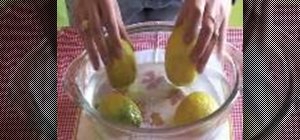 Clean your microwave with lemons