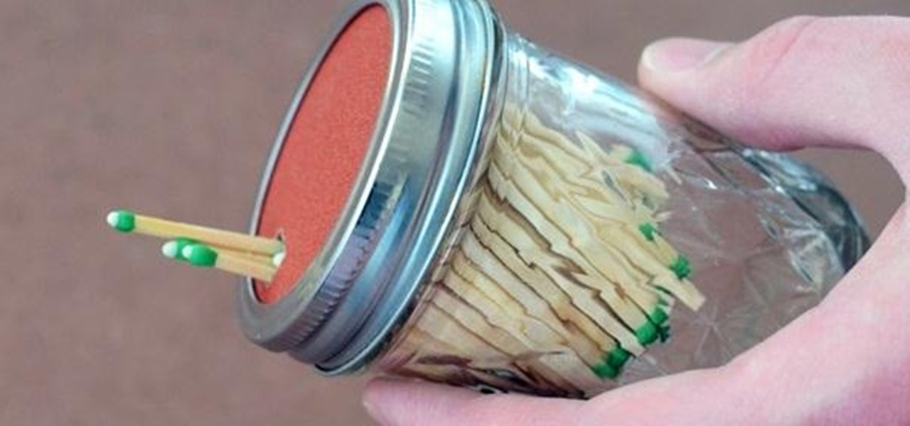 Start Fires in Style with a Glass Matchjar, Plus 9 More Clever Uses for Mason Jars