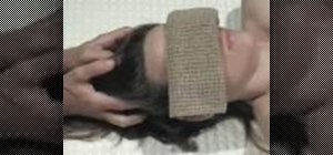 Do a headache relief head massage