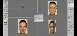 Model a 3D human head using 3D Studio MAX