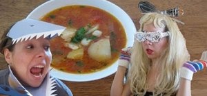 Cook a warm Fisherman's stew with anchovy paste and Alaskan cod