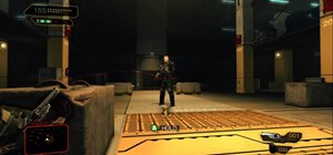 Defeat Barrett, the first boss in Deus Ex: Human Revolution on Xbox 360