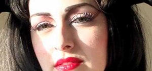 Create a Countess Dracula sexy vampire makeup look