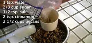 Make candied spiced pecans