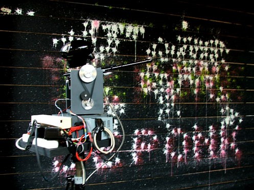 Graffiti Bot Tags With Paintball Bullets