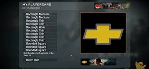 Draw the Chevy logo in the Black Ops emblem editor