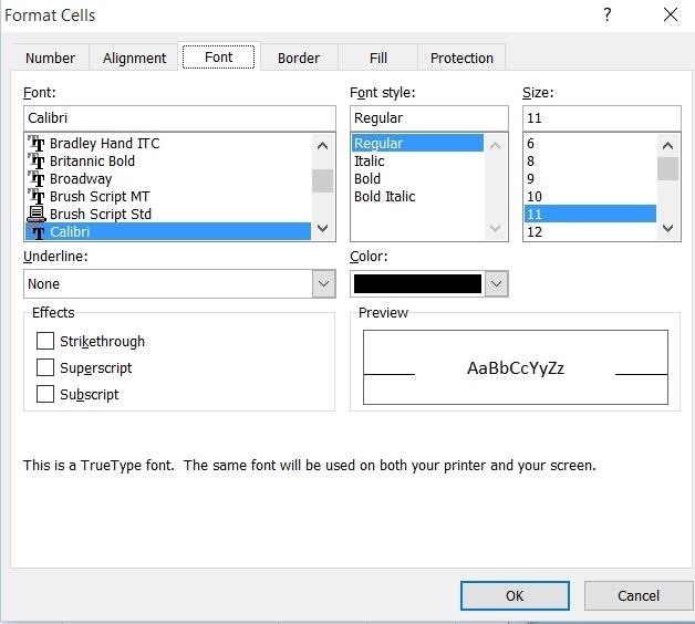 How to Change the Default Font in Excel 2010