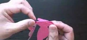 Make a Kirigami hummingbird with papyrus paper