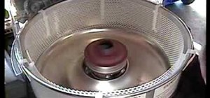 Make cotton candy using a cotton candy machine