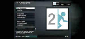 Draw the Portal 2 logo in the Call of Duty: Black Ops Emblem Editor