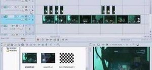 Create a montage red fire effect in Sony Vegas