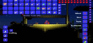 Make the shadow scale armour set in Terraria